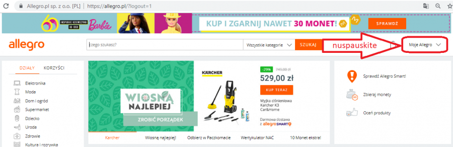 Kaip apsiprkti Allegro - Pirklenkijoje