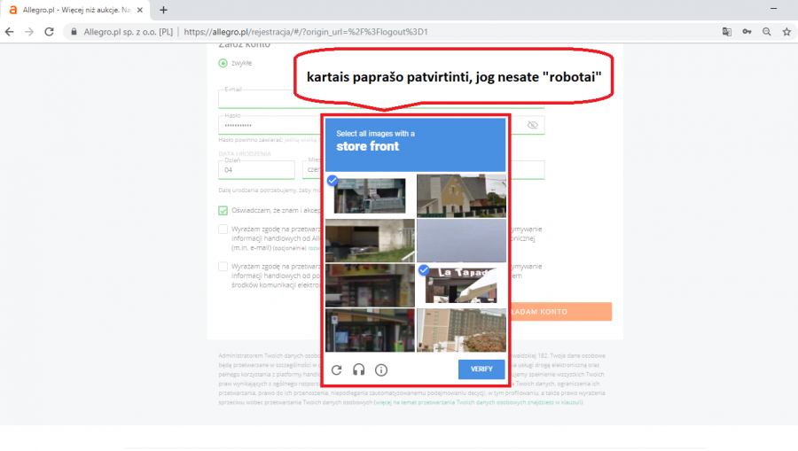 Kaip apsiprkti Allegro - Pirklenkijoje